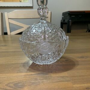 Vintage Crystal Candy Dish